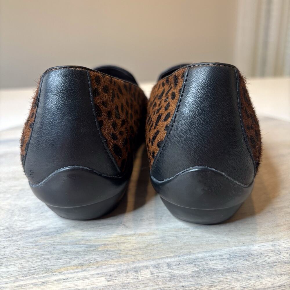 Dansko Olivia Women's Cheetah Print Calf Hair Loafers Comfort Shoes US Size 9 - Picture 8 of 11